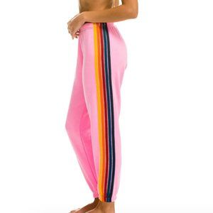 Pink Aviator Nation Sweatpants